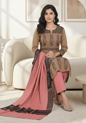 Winter - Riwaj - Pashmina Jamawar Suit - Patch Work - D#04 - Multi