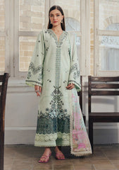 Lawn - Afrozeh - Daybreak - Printed Kari 26 - FWU#0020 - DEWLIT