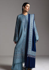 Winter - Zara Shahjahan - Saraab Unstitched 26 D#09 - FIROZA