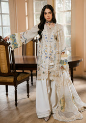 Lawn - Sundas Ahad - Camelia - Luxury 26 - EL#08 - Fleur d'Ivoire