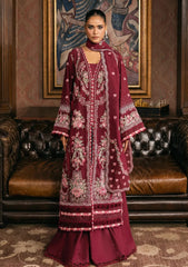 Winter - Elaf Premium - Luxury 25 - Karandi Edit - EWK#4B - CRIMSONELLE
