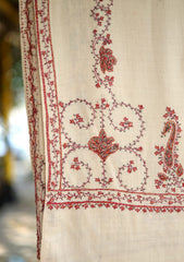 Pashmina Wool Kashmiri Shawl D - 15 - Skin