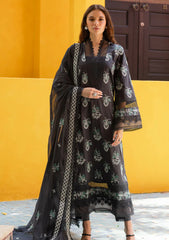 Lawn - Marjjan - Seraya - Embroidered 25 - MBL#21-B - CHARCOAL GREY