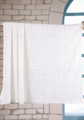 Embroidered Lawn Summer Shawl D#53 - White