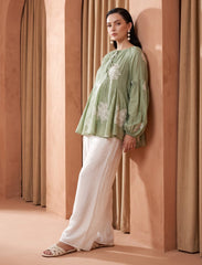 Pret - Moven - Co-Ords Set - Green & White