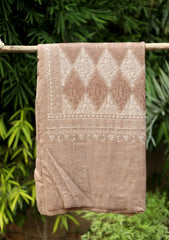Ari Work Wool Shawl D - 58 - D Brown