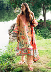 Lawn - Roheenaz - Garden Veil - Printed 25 - RGV#04-A - Petal Glaze