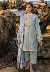 Lawn - Crimson - Flow - CF25#6A - Floral Crush