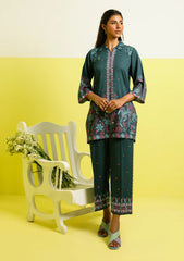 Winter - Sahar - Elara - Printed Fall - 2 Pcs - AW1-25-28 - Floral Drift