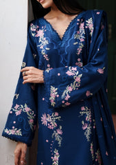 Winter - Neeshay - Reverie Karandi Unstitched 26 - BLUE SPRUCE