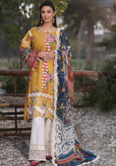 Lawn Collection - MM Manara - Vintage Flora - VF24#09 - CAMELLIA