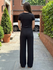 Pret - Moven - Cotton Linen Trouser - Black