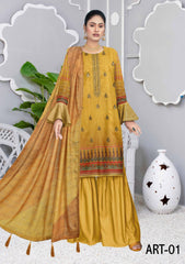 Winter Collection - Ayat - D/P Emb - V26 - AD#01