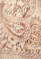 Ari Work Wool Shawl D - 51 - L Brown