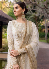 Lawn - Faiza Saqlain - Zinnia Luxury 25 - Lily