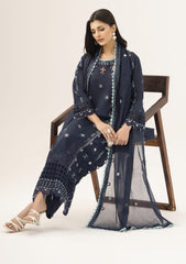 Lawn - Rayasha - Embroidered - RL#1302 - Saphire glow