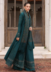 Winter - Noor by Saadia Asad - Pashmina Shawl 25 - NSP#11 - Teal Empress