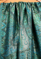Pashmina Zari Jamawar Shawl D#214 - Green