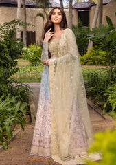Lawn - Faiza Saqlain - Zinnia Luxury 25 - Freesia