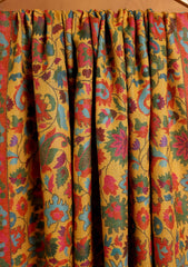 Pashmina Jamawar Shawl D#23 - Yellow