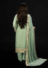 Formals - Zainab Fazlani - Soiree Chiffon 25 - Mint Éclat