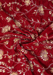 Embroidered Velvet Sitari Work - ASPL#130