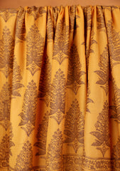 Pashmina Embroidered Jaaldar Shawl D#13 - Yellow