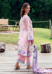 Lawn - Roheenaz - Garden Veil - Printed 25 - RGV#01-B - Lilac Dust