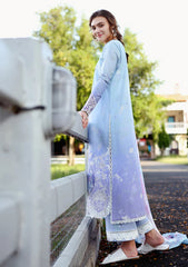 Lawn - Mushq - Solace 26 - Ombre Chikankari - MUNSS#203 - Ombre Whisper