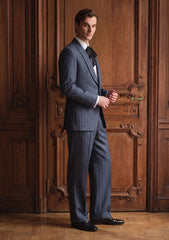 Drapers Sapphire Wool Fabric - D Grey