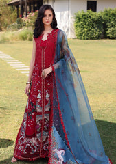 Lawn - Afrozeh - Unstitched 25 - AL#04 - Glacis