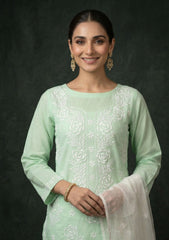 Formals - Riwaj - Fancy 26 - Thread Work - 2 Pcs - D#03 - A Green