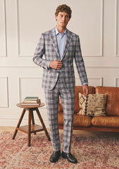 Ermenegildo Zegna Wool & Silk Fabric - R Grey