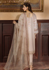 Lawn - Sahar - Festive Chikankari - CK-25-V1-10 - Bronzed Beige