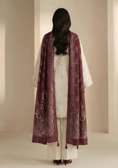Winter - Riwaj - Pashmina Embroidered Suit - Wool Shawl - D#01 - L Skin