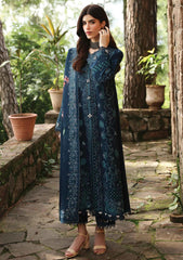 Winter Collection - Qalamkar - Qlinekari - Linen 24 - QLK24#10 - Tula