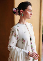 Lawn - Cross Stitch - Eid Edit-II - LWN#0211 - GARDEN IVORY