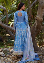 Lawn - Mina Hasan - Unstitched Chikankari 25 - Baano