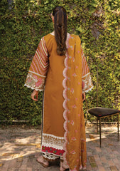 Lawn - Marjjan - Ruhi - Unstitched 25 - MLL-01 A (MUSTARD)