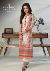 Lawn Collection - Asim Jofa - Basic - Print - 2 Pcs - AJBP#52
