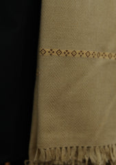 Men Shawls - Wool Shawls - D#13 - Fawn