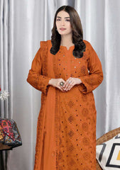 Lawn - Meemsey - Eid Luxury - Vol 01 - Gulkari - Orange