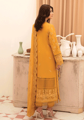 Lawn Collection - Afrozeh - Chikankari - GOLDENROD - D#3