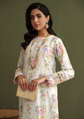 Pret Collection - Zarif - Prints - Cotton Silk - ZPR#02 - WHITE FLORA
