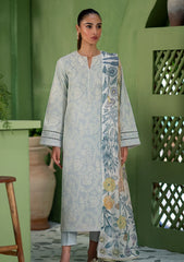 Lawn - Seran - Artisan Unstitched 25 - D-05 - GLACE