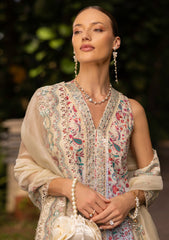 Lawn - Faiza Saqlain - Zinnia Luxury 25 - Danica
