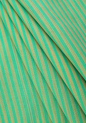 Elite Men Silk Stripe Unstitched Waistcoat Fabric