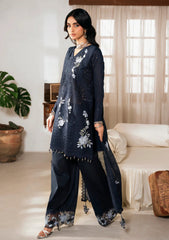 Lawn - Naqsh - Chikankari Festive 26 - D#00198 - Blue Contour