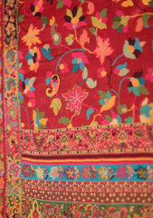 Pashmina Jamawar Shawl D - 36 - Maroon