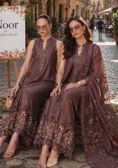 Lawn - Noor by Saadia Asad - Luxury Eid - Schiffli Laserkari 26 - D#03
